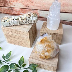 Crystal Healing Healing Bundle Set | Citrine | Selenite | Sage | Crystal Gift